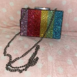 ZARA Rhinestone Purse